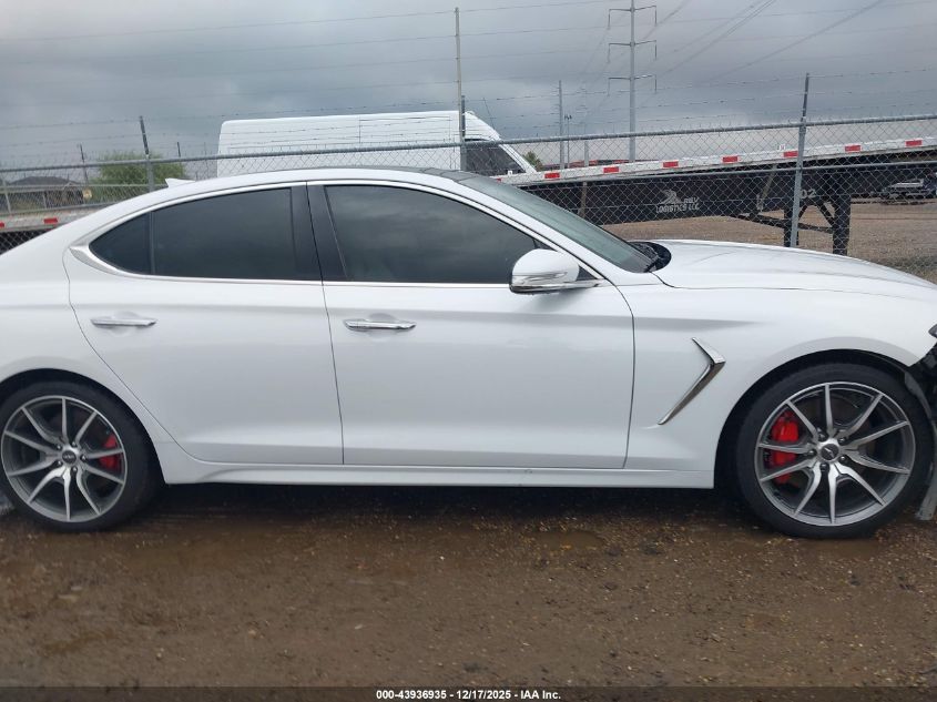 2019 Genesis G70 3.3T Advanced VIN: KMTG74LEXKU034534 Lot: 43936935