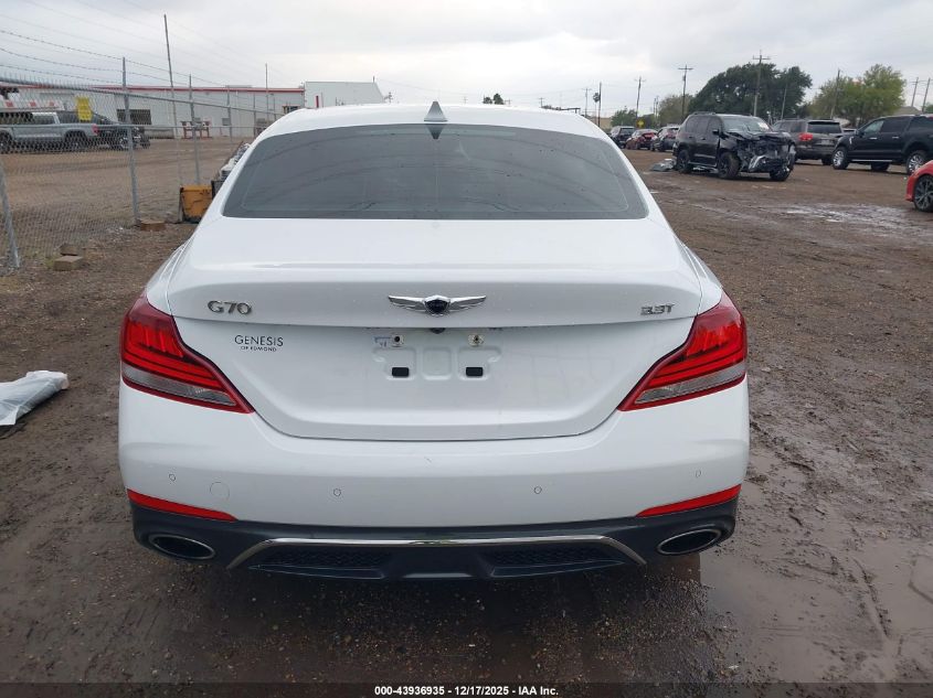 2019 Genesis G70 3.3T Advanced VIN: KMTG74LEXKU034534 Lot: 43936935