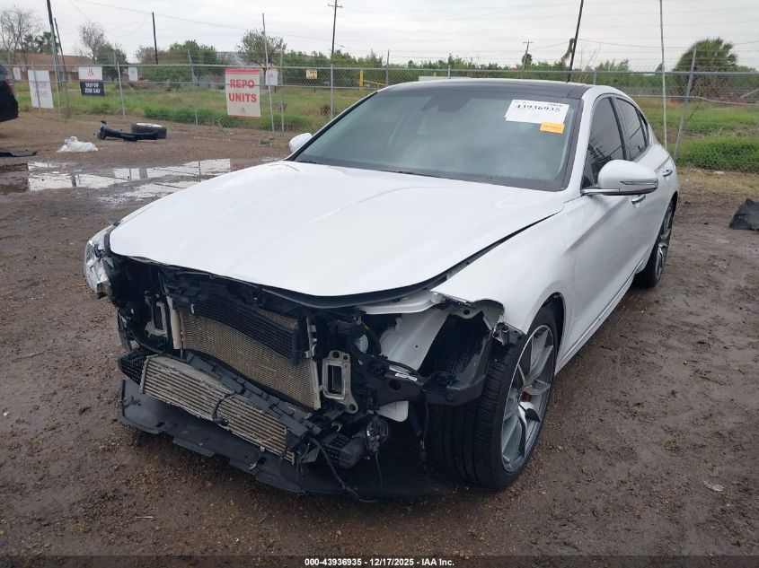 2019 Genesis G70 3.3T Advanced VIN: KMTG74LEXKU034534 Lot: 43936935