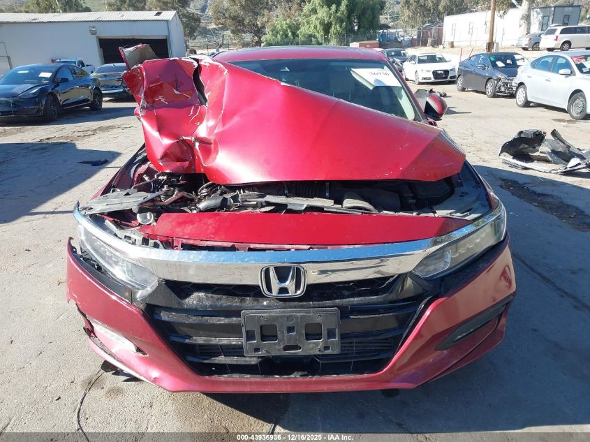 2018 Honda Accord Ex-L VIN: 1HGCV1F5XJA044012 Lot: 43936936