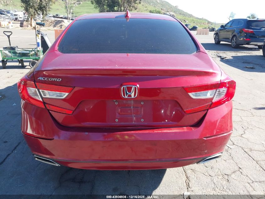 2018 Honda Accord Ex-L VIN: 1HGCV1F5XJA044012 Lot: 43936936