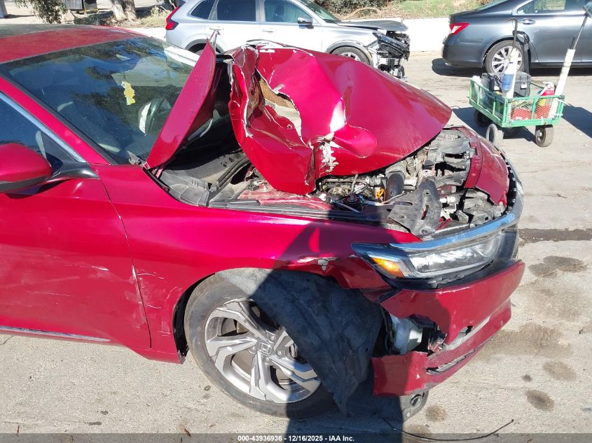 2018 Honda Accord Ex-L VIN: 1HGCV1F5XJA044012 Lot: 43936936