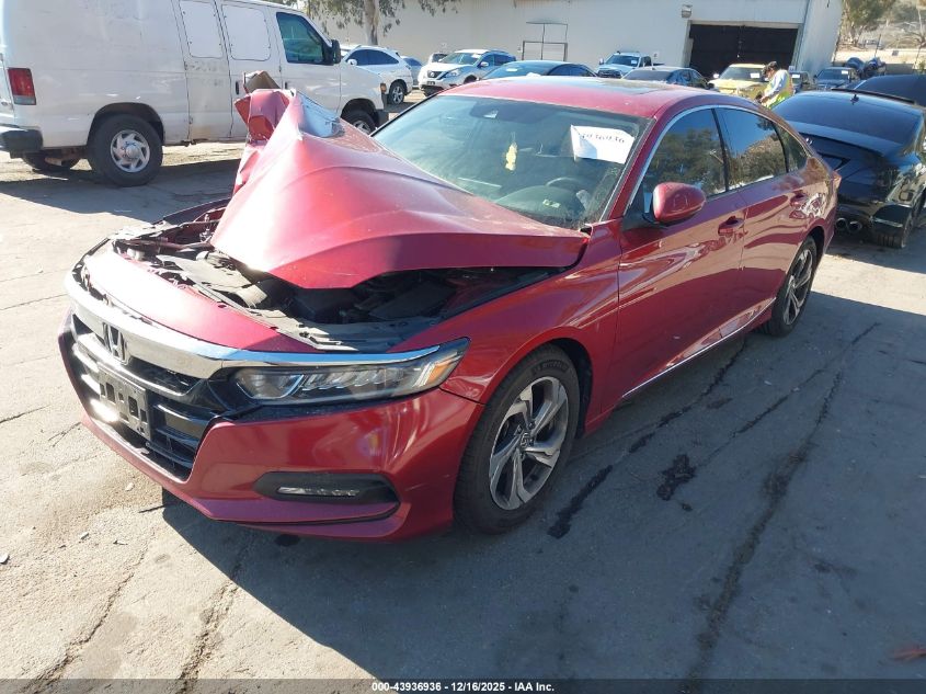 2018 Honda Accord Ex-L VIN: 1HGCV1F5XJA044012 Lot: 43936936
