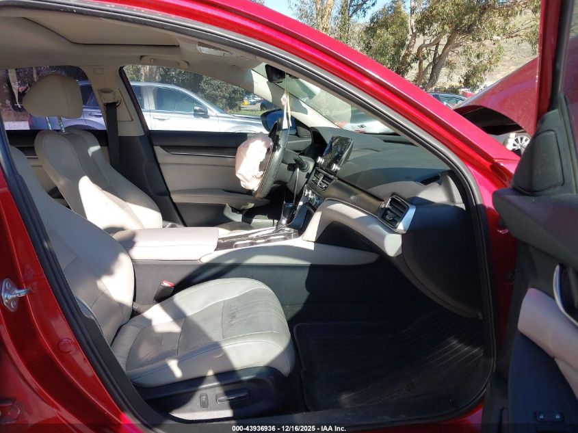 2018 Honda Accord Ex-L VIN: 1HGCV1F5XJA044012 Lot: 43936936