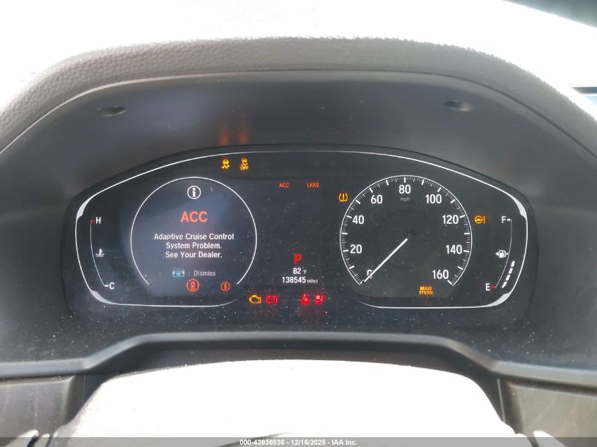 2018 Honda Accord Ex-L VIN: 1HGCV1F5XJA044012 Lot: 43936936