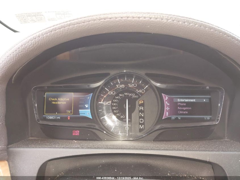 2011 Lincoln Mkx VIN: 2LMDJ8JK0BBJ17253 Lot: 43936944