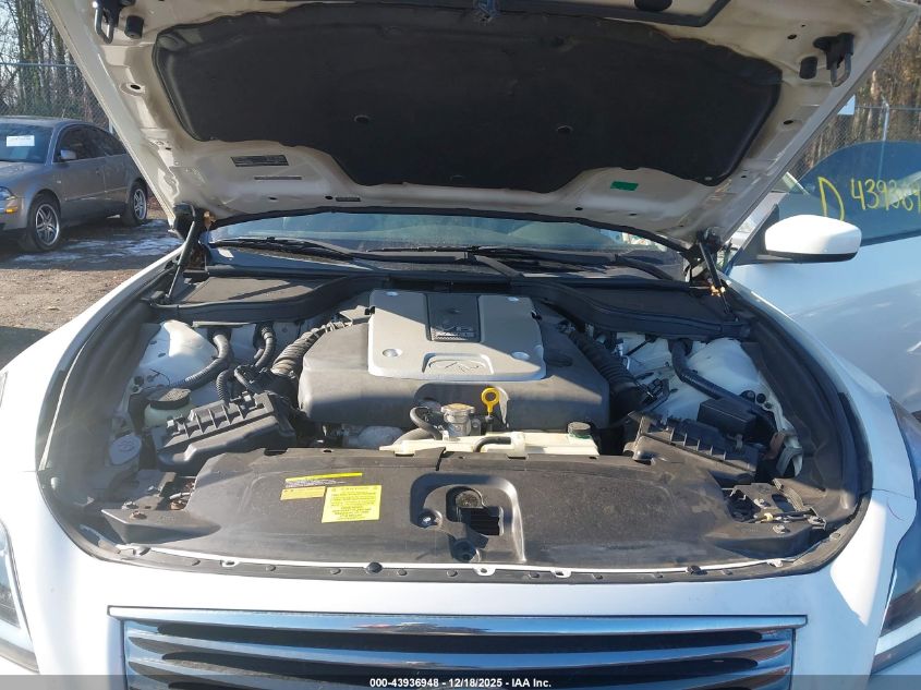 2011 Infiniti G37X VIN: JN1CV6EL1BM262175 Lot: 43936948