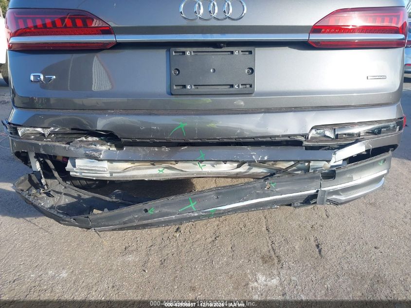 2022 Audi Q7 Premium 45 Tfsi Quattro Tiptronic VIN: WA1AJBF79ND008741 Lot: 43936957