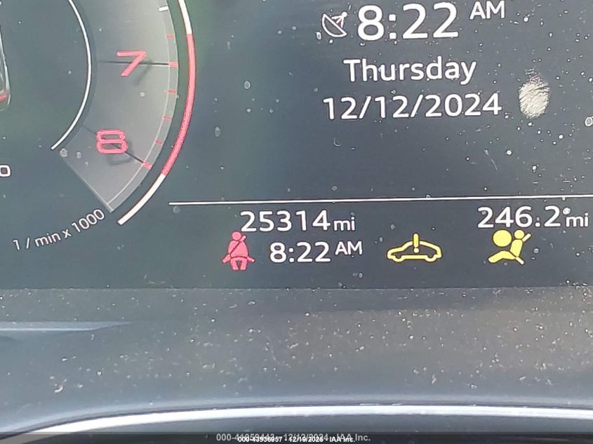 2022 Audi Q7 Premium 45 Tfsi Quattro Tiptronic VIN: WA1AJBF79ND008741 Lot: 43936957