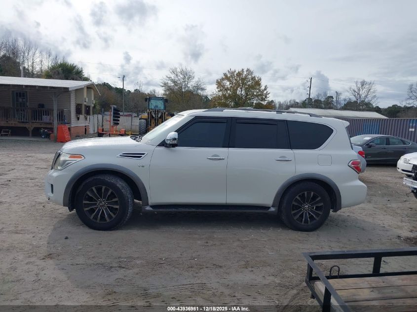 2017 Nissan Armada Platinum VIN: JN8AY2NE1H9705169 Lot: 43936981