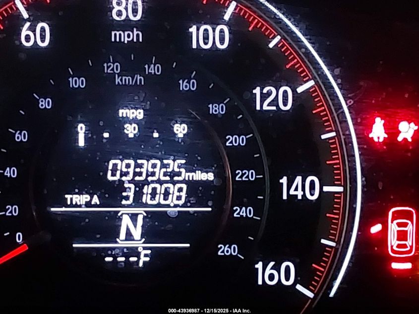 2017 Honda Accord Sport VIN: 1HGCR2F51HA219154 Lot: 43936987