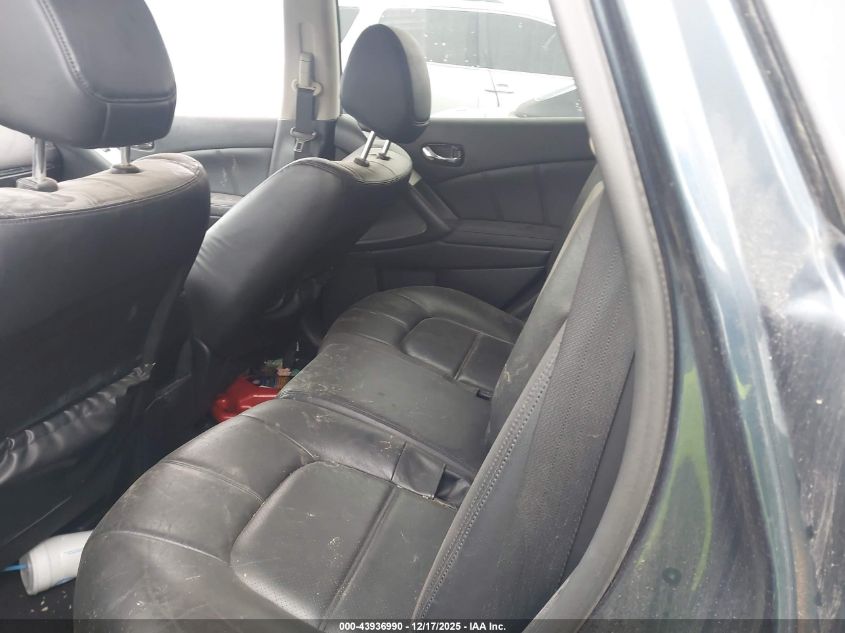 2011 Nissan Murano Sl VIN: JN8AZ1MW0BW156476 Lot: 43936990