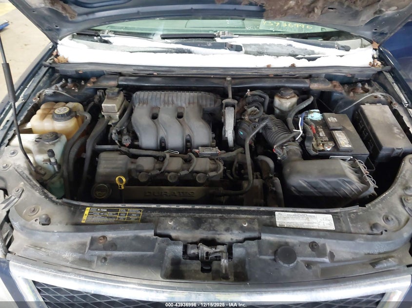 2006 Ford Five Hundred Sel VIN: 1FAFP27186G136995 Lot: 43936996