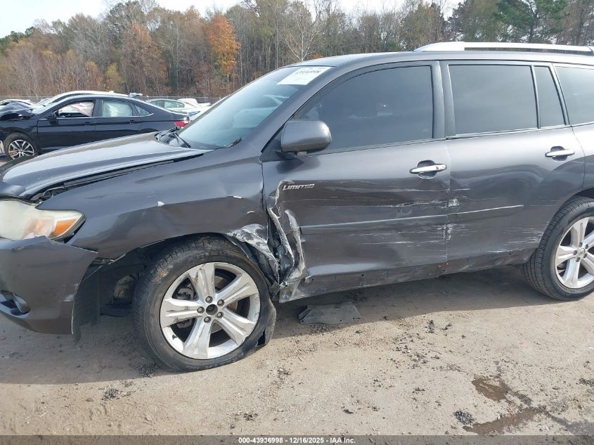 2009 Toyota Highlander Limited VIN: JTEDS42A892072957 Lot: 43936998