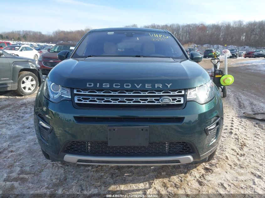 2017 Land Rover Discovery Sport Hse VIN: SALCR2BG6HH657190 Lot: 43937013