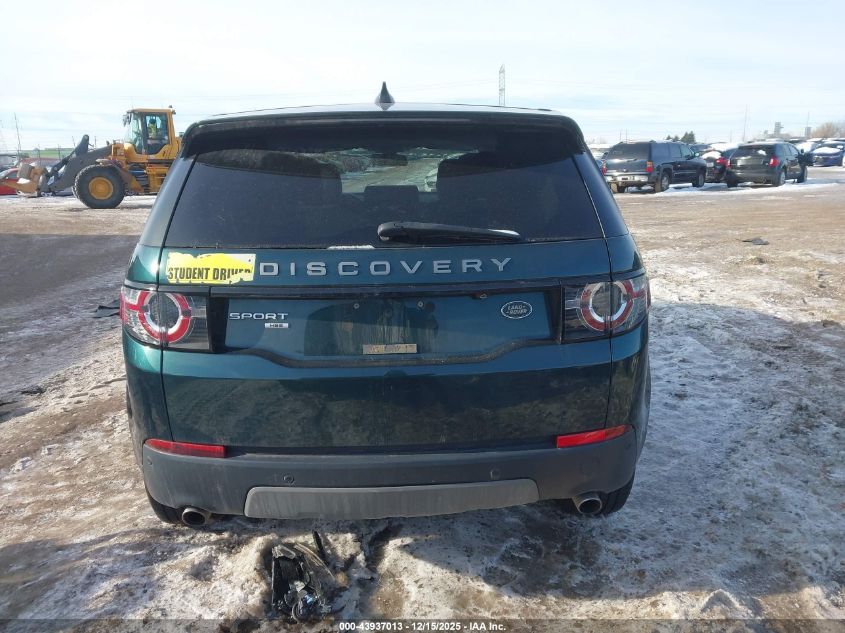 2017 Land Rover Discovery Sport Hse VIN: SALCR2BG6HH657190 Lot: 43937013