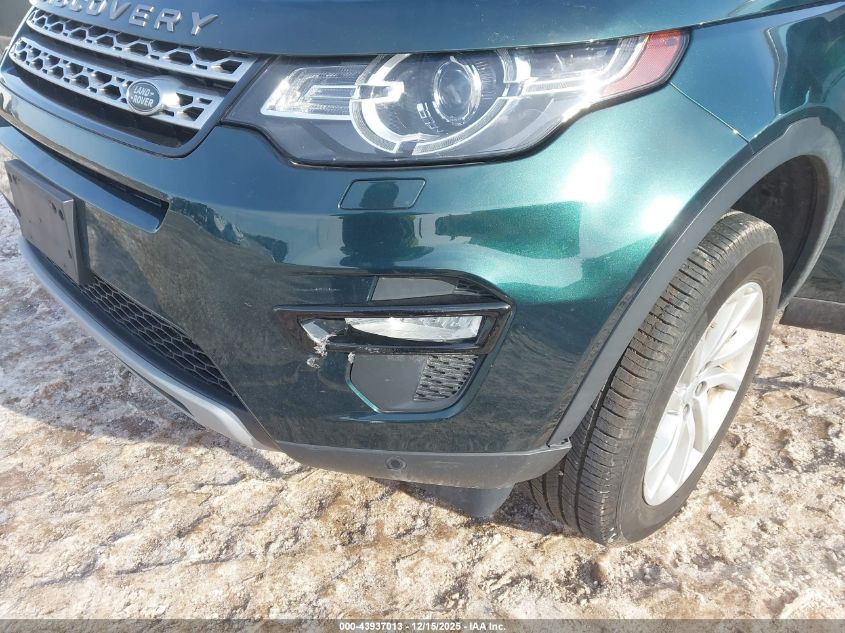2017 Land Rover Discovery Sport Hse VIN: SALCR2BG6HH657190 Lot: 43937013