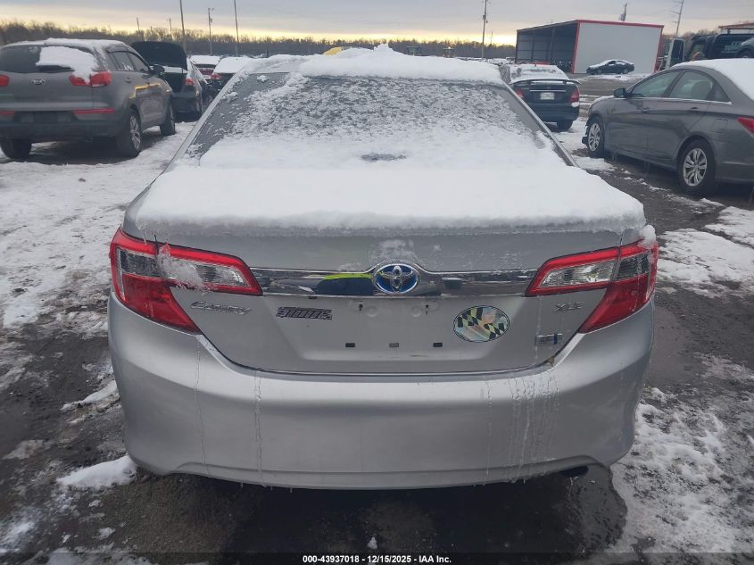 2012 Toyota Camry Hybrid Xle VIN: 4T1BD1FK3CU048595 Lot: 43937018