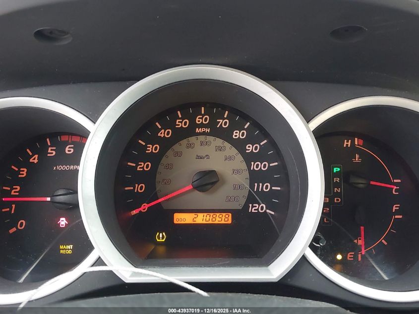 2009 Toyota Tacoma VIN: 5TETX22N69Z610138 Lot: 43937019