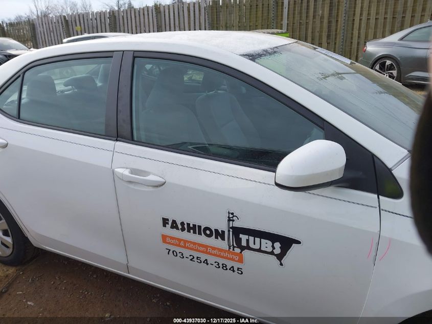 2016 Toyota Corolla Le VIN: 2T1BURHE5GC499976 Lot: 43937030