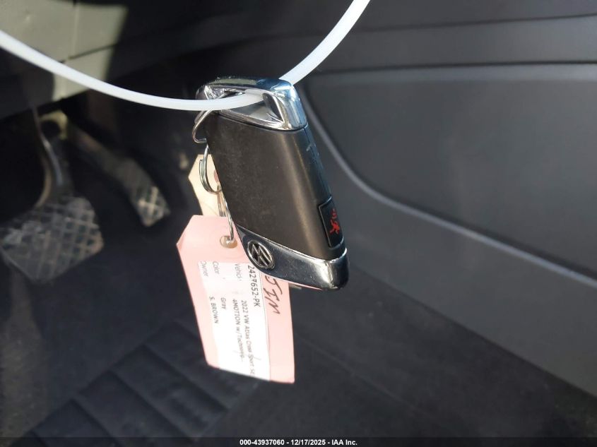 2022 Volkswagen Atlas Cross Sport 2.0T Se W/Technology VIN: 1V2KC2CA8NC207790 Lot: 43937060