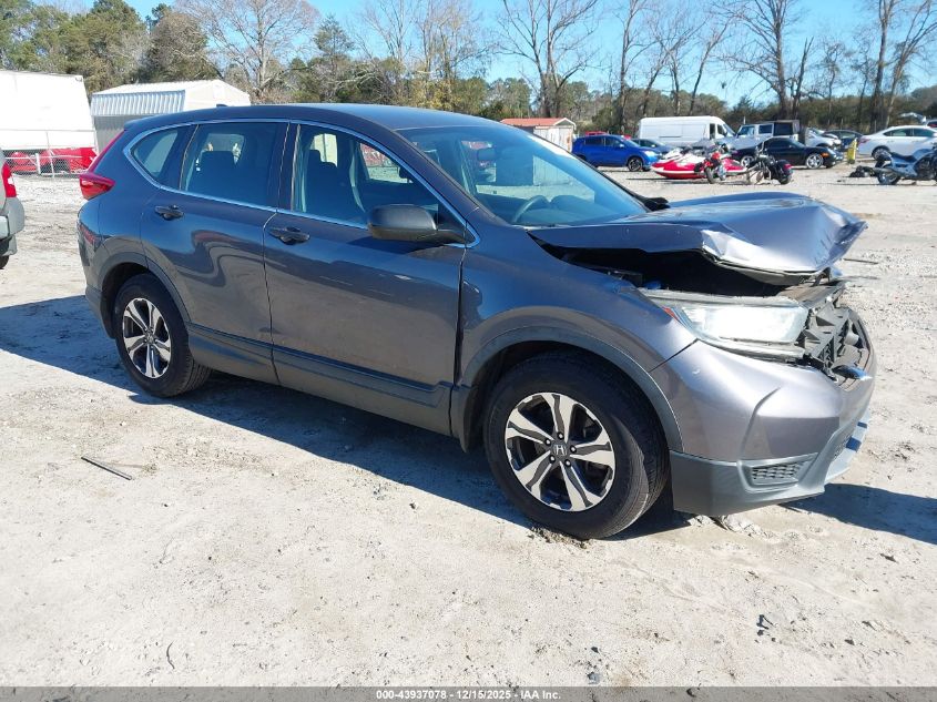 2018 Honda Cr-V Lx VIN: 2HKRW5H34JH405137 Lot: 43937078