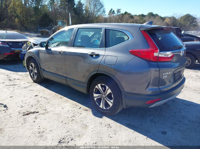 2018 Honda Cr-V Lx VIN: 2HKRW5H34JH405137 Lot: 43937078