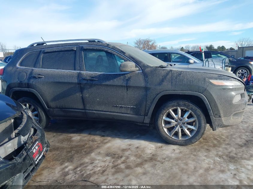 2014 Jeep Cherokee Limited VIN: 1C4PJMDBXEW192899 Lot: 43937090