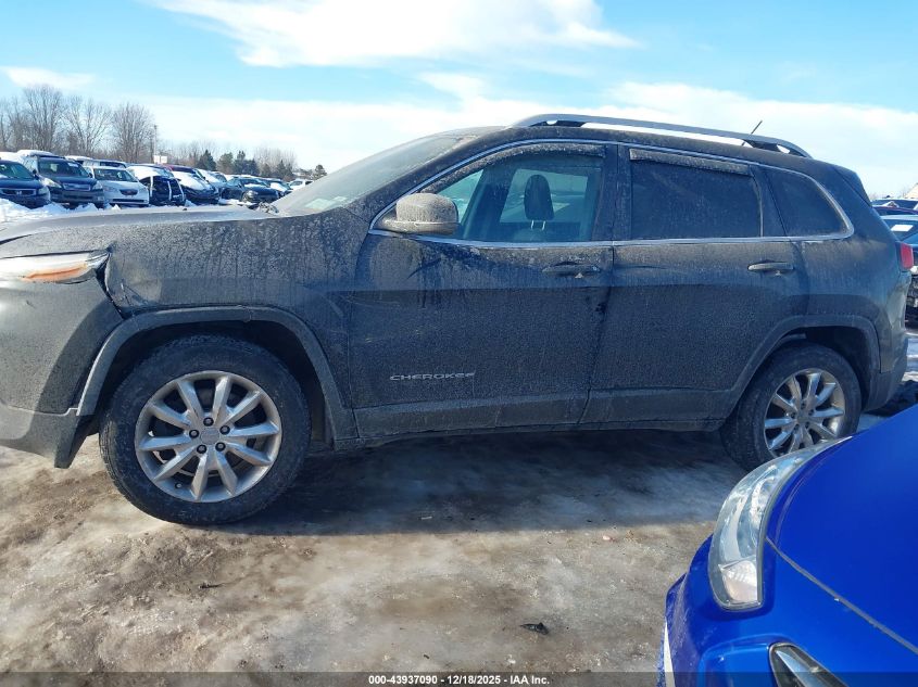 2014 Jeep Cherokee Limited VIN: 1C4PJMDBXEW192899 Lot: 43937090