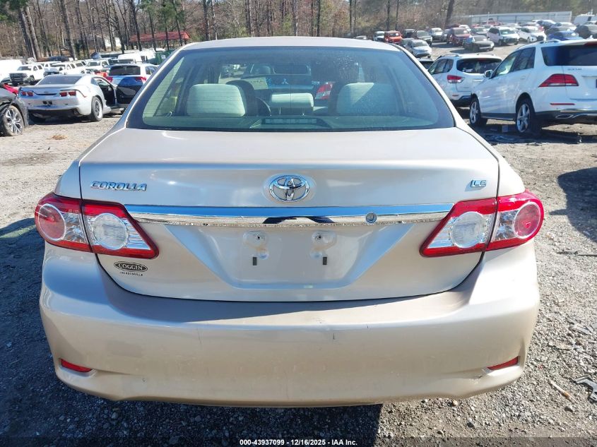 2011 Toyota Corolla Le VIN: JTDBU4EE1B9140565 Lot: 43937099