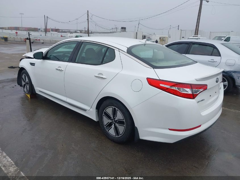 2012 Kia Optima Hybrid Ex VIN: KNAGM4AD0C5035962 Lot: 43937141