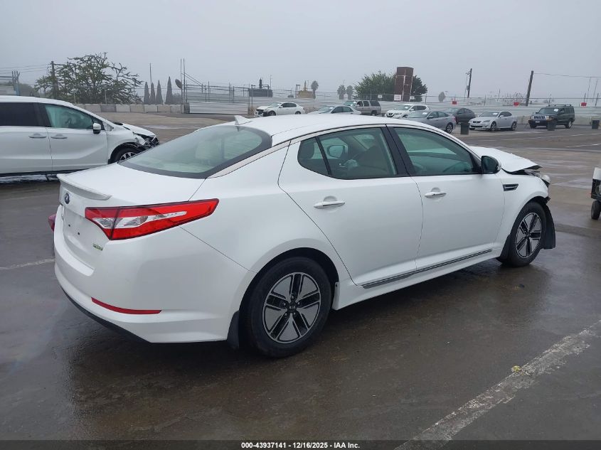 2012 Kia Optima Hybrid Ex VIN: KNAGM4AD0C5035962 Lot: 43937141