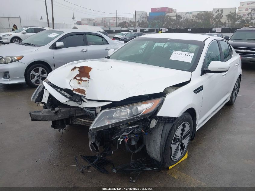 2012 Kia Optima Hybrid Ex VIN: KNAGM4AD0C5035962 Lot: 43937141