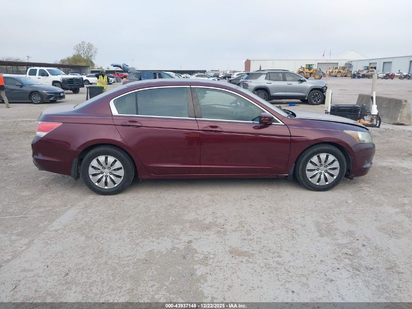 2010 Honda Accord 2.4 Lx VIN: 1HGCP2F35AA033692 Lot: 43937146