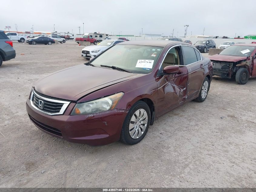 2010 Honda Accord 2.4 Lx VIN: 1HGCP2F35AA033692 Lot: 43937146