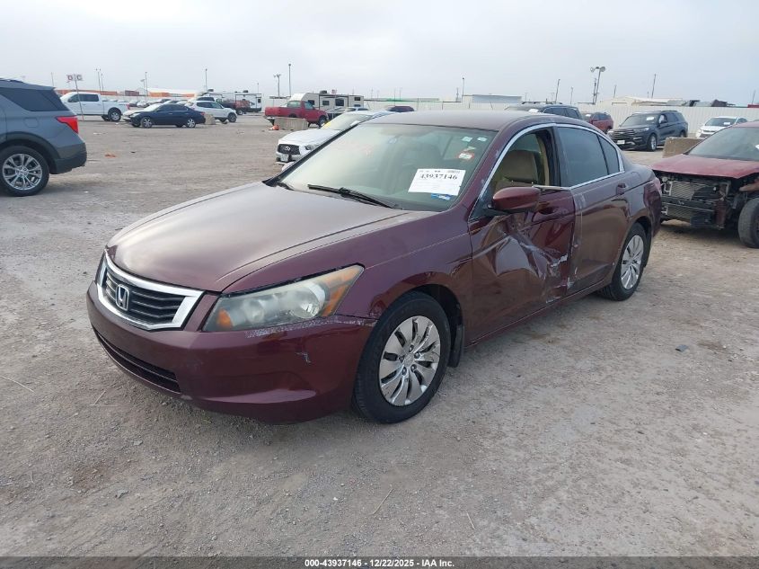 2010 Honda Accord 2.4 Lx VIN: 1HGCP2F35AA033692 Lot: 43937146