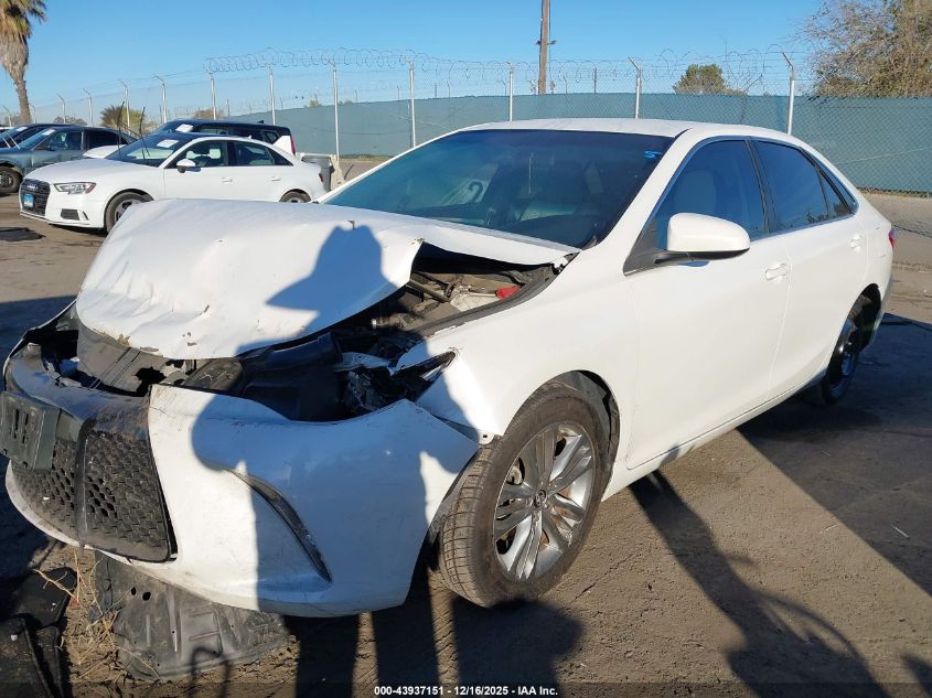 2016 Toyota Camry Se VIN: 4T1BF1FK4GU265072 Lot: 43937151