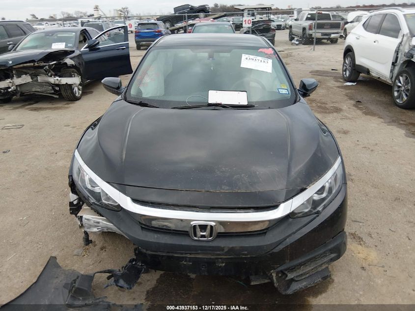 2018 Honda Civic Lx VIN: 19XFC2F5XJE041132 Lot: 43937153