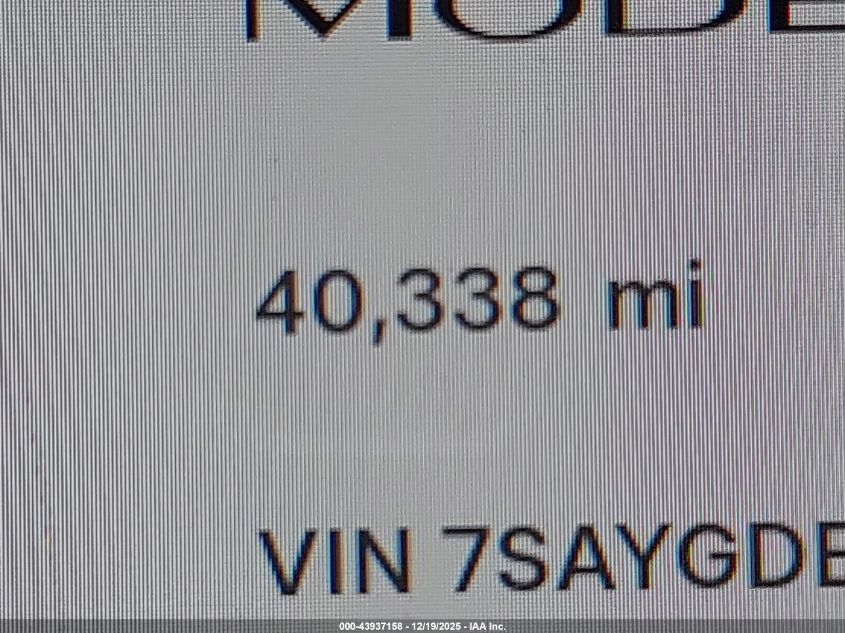 2023 Tesla Model Y Rwd VIN: 7SAYGDED9PF958702 Lot: 43937158