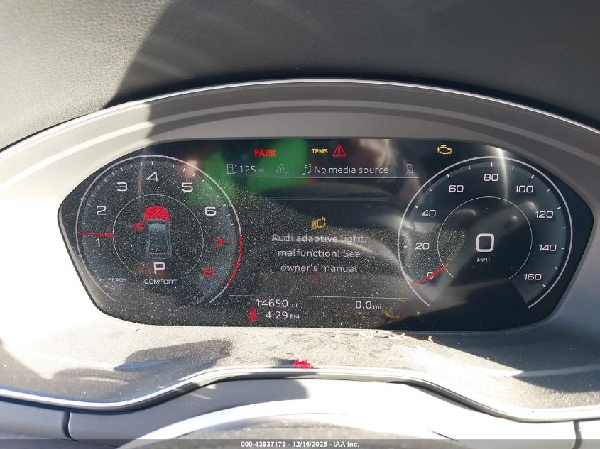 2024 Audi Q5 Premium Plus 45 Tfsi S Line Quattro VIN: WA1EAAFY3R2066169 Lot: 43937179