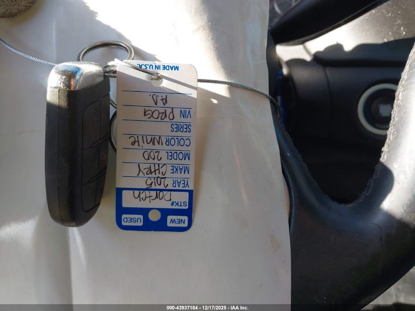 2015 Chrysler 200 Limited VIN: 1C3CCCABXFN562204 Lot: 43937184