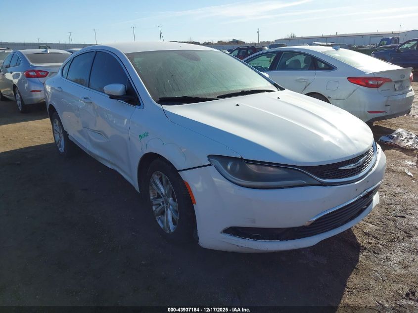 2015 Chrysler 200 Limited VIN: 1C3CCCABXFN562204 Lot: 43937184