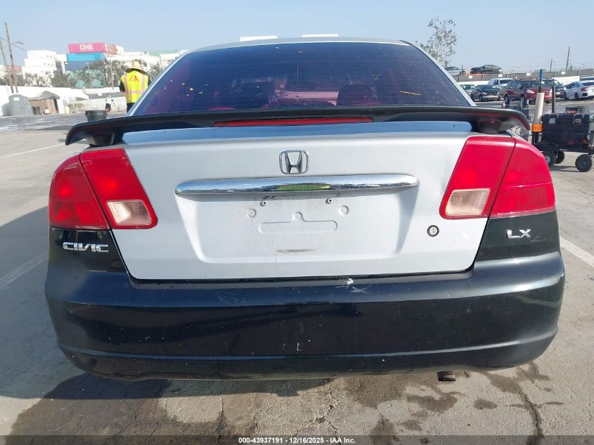 2001 Honda Civic Lx VIN: 2HGES16571H546950 Lot: 43937191