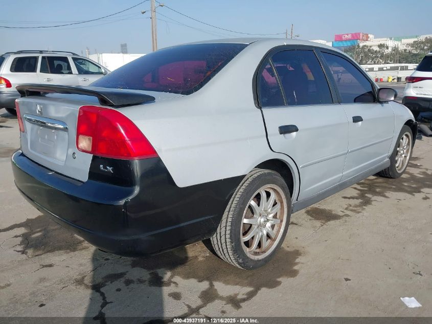 2001 Honda Civic Lx VIN: 2HGES16571H546950 Lot: 43937191