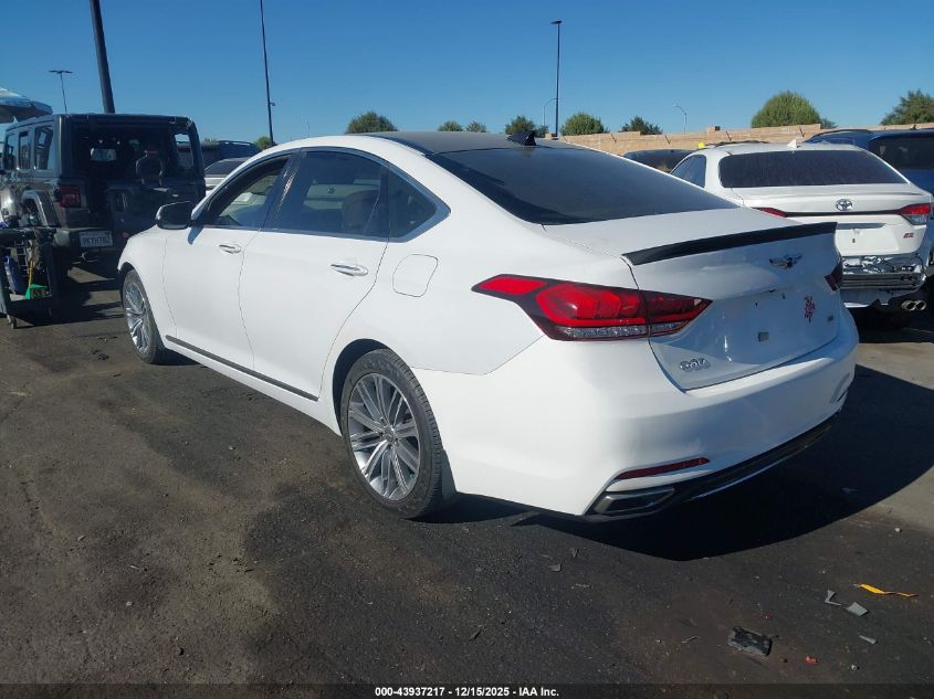 2018 Genesis G80 3.8 VIN: KMHGN4JE5JU238806 Lot: 43937217