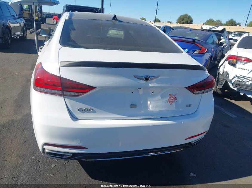 2018 Genesis G80 3.8 VIN: KMHGN4JE5JU238806 Lot: 43937217