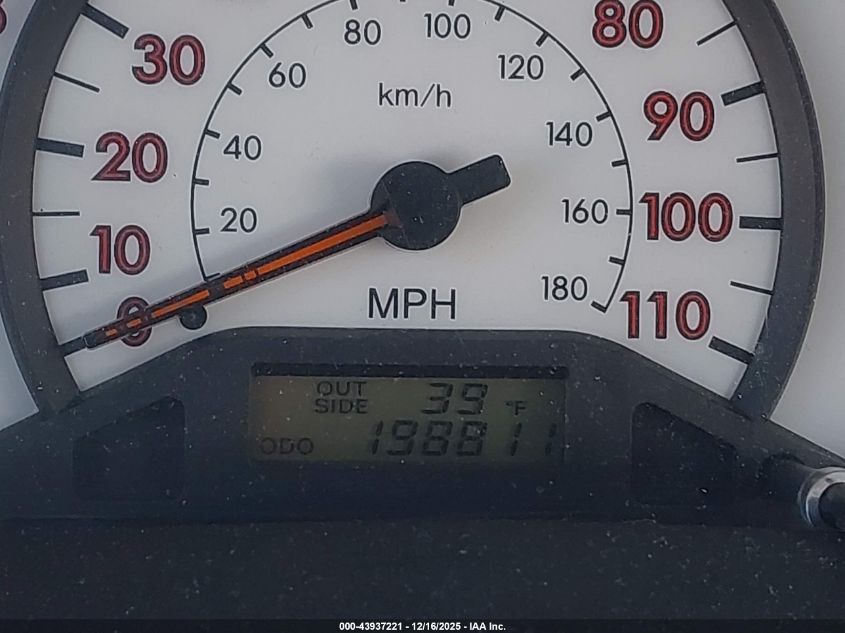 2003 Toyota Corolla S VIN: 1NXBR32E93Z114449 Lot: 43937221