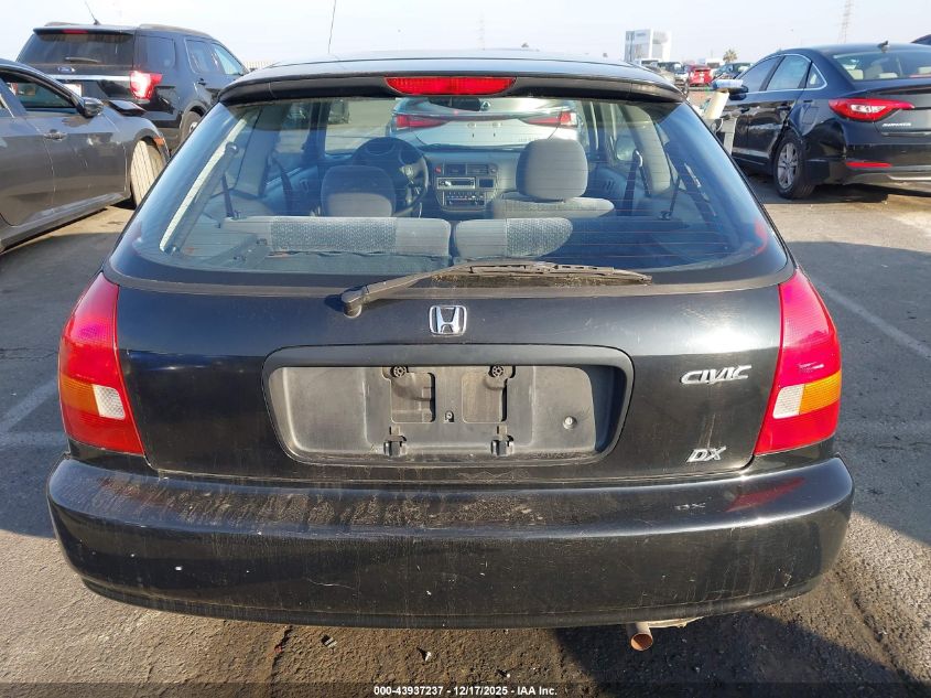 1998 Honda Civic Dx VIN: 2HGEJ6440WH102116 Lot: 43937237