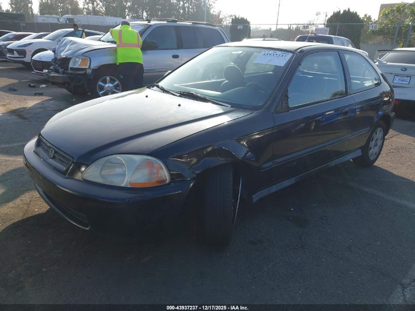 1998 Honda Civic Dx VIN: 2HGEJ6440WH102116 Lot: 43937237