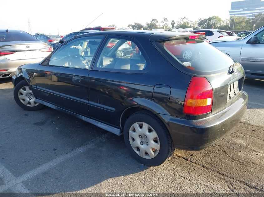1998 Honda Civic Dx VIN: 2HGEJ6440WH102116 Lot: 43937237